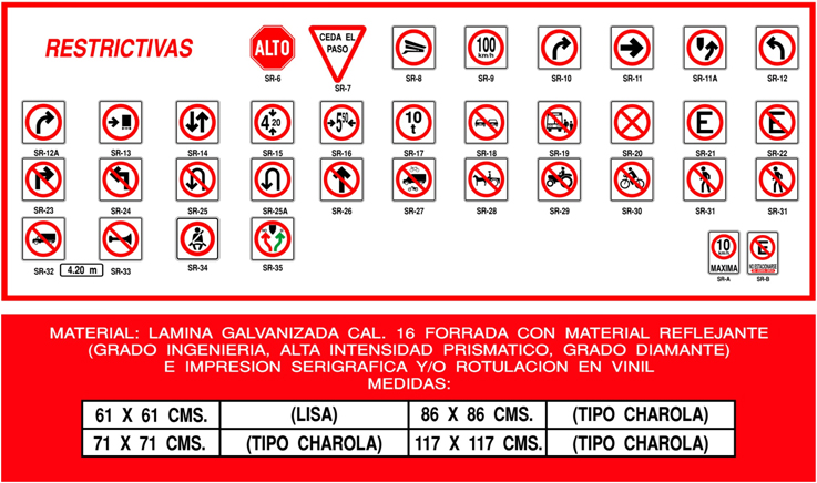 Restrictivos - Soluciones Viales Modernas S.A. de C.V.